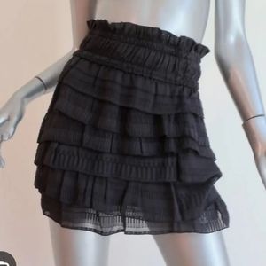 Iro delia ruffled teired skirt